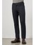 Koyu Lacivert Düz Gabardin Slim Fit Casual Denim Pantolon 1023245152 4