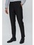 Siyah Düz Gabardin Slim Fit Basic Pantolon 1003245013 3