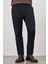 Koyu Antrasit Düz Gabardin Comfort Fit Casual Pantolon 1003245155 4