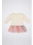 Kız Bebek Unicorn Baskılı Uzun Kollu Kalın Tütülü Sweat Elbise D5621A524WN 5