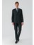 Siyah Bez Ayağı Kılıç Yaka Tam Astar Esnek 6 Drop Slim Fit Classic Takım Elbise 1001245172 3