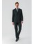 Siyah Bez Ayağı Kılıç Yaka Tam Astar Esnek 6 Drop Slim Fit Classic Takım Elbise 1001245172 5