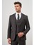 Siyah Kılıç Yaka Yelekli 6 Drop Slim Fit Classic Takım Elbise 1001245156 1
