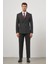 Siyah Kılıç Yaka Kruvaze 6 Drop Slim Fit Classic Takım Elbise 1001245157 4
