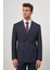 Koyu Lacivert Kılıç Yaka Kruvaze 6 Drop Slim Fit Classic Takım Elbise 1001245157 3