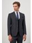 Koyu Lacivert Kılıç Yaka Yelekli 6 Drop Slim Fit Classic Takım Elbise 1001245154 5