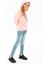 Kapüşonlu Uzun Kol Pembe Renk Kız Çocuk Sweatshirt 3