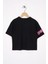 Baskılı Sıyah Renk Kız Çocuk Tshirt 3