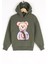 Erkek Çocuk Ayıcık Detaylı Kapüşonlu Sweatshirt 1