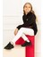 Kapüşonlu Uzun Kol Siyah Renk Kız Çocuk Sweatshirt 4
