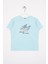 See You Baskılı Buz Mavisi Renk Erkek Çocuk Tshirt 1