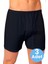 Erkek Rahat Kesim Paçalı Pamuklu Külot Boxer 3'lü Set 2