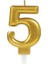 5 Rakam Mum Gold Renk 1