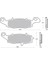 Bak Brakes Fmb-032L-S Suzuki V-Strom Dl 650, Vl 800 Volusia, Gsx 600F.Kawasakı Vn 1600. Ön Sol Fren Balatası Yarı Sinter Kalite 2