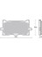 Bak Brakes Fmb-004 Honda Crf 1000L Africa Twin, Cb 125R, Cb650R,Cbr 250R Ön Fren Balatası Organik Kalite 2
