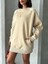 SWT-14271 Vizon Cepli Oversize Üç Iplik Kapüşonlu Basic Sweatshirt 2