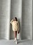 SWT-14271 Vizon Cepli Oversize Üç Iplik Kapüşonlu Basic Sweatshirt 5