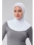 Tesettür Penye Sporcu Boyunluklu Hijab Bone S200 Beyaz 1