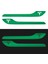 Tesla Model 3 - Y Için Özel Kesim Tesla Logolu Kapı Kolu Reflektif Sticker Seti (4'Lü Set) 1