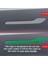 Tesla Model 3 - Y Için Özel Kesim Tesla Logolu Kapı Kolu Reflektif Sticker Seti (4'Lü Set) 3