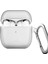 Airpods Pro 2 (2.nesil) Uyumlu Kılıf Glase Serisi Cristal Net Görünüm Kablosuz Şarj Destekli 1