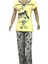 Moyra CAPRICE-5208-BAYAN Kısa Kollu Pijama Takımı-Sarı 1