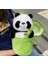 Sevimli Panda Bambu Kesesi Içinde Peluş Panda 2