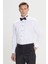 ALTINYILDIZ CLASSICS Erkek Beyaz Slim Fit Dar Kesim Ata Yaka Kolay Kırışmayan %100 Pamuk Gömlek 1