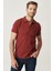 ALTINYILDIZ CLASSICS Erkek Bordo %100 Pamuk Kıvrılmaz Polo Yaka Slim Fit Dar Kesim Tişört 2