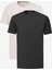 2'li Paket Slim Fit Dar Kesim Pamuklu Basic Tişört 1