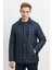ALTINYILDIZ CLASSICS Erkek Lacivert Standart Fit Normal Kesim Bebe Yaka Fermuar Cepli Rüzgar Geçirmez Overcoat 1