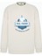 Real Madrid Lisanslı 3 İplik Pamuklu Oversize Fit Bol Kesim Erkek Açık Bej Bisiklet Yaka Sweatshirt 6