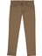 Erkek Bej Slim Fit Dar Kesim 5 Cep Armürlü Esnek Pantolon 8