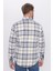 Erkek Slim Fit Dar Kesim Oduncu Tek Cep Kareli Kışlık Gömlek 5