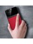 Apple Iphone 8 Plus Kılıf Zebana Lens Deri Kılıf Kırmızı 3