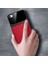 Apple iPhone Se 2022 Kılıf Zebana Lens Deri Kılıf Kırmızı 3