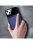 Apple iPhone 14 Kılıf Zebana Lens Deri Kılıf Lacivert 3