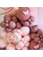 Doğum Günü Konsepti *makaron Pembe*rosewood* 100 Lü Balon Zinciri Parti Seti 4