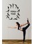 Ahşap Dekoratif Duvar Yazısı Pilates Fitness - Yoga Time 1