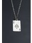 Maça As Poker İskambil Gümüş Kaplama Unisex Düz Zincir Kolye kod 758 2