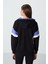 Siyah Kompakt Pamuklu Kalın Pürüzsüz Dokulu Kapüşonlu Oversize Fit Kadın Sweatshirt - 97290 5