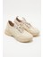 Kadın Airflow Deri Sneakers Bej 2216603Y 1