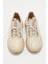 Kadın Airflow Deri Sneakers Bej 2216603Y 4