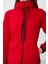 Kırmızı Kalın Yumuşak Dokulu Kapüşonlu Standart Fit Nakışlı Polar Kadın Sweatshirt -97287 5