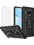Xiaomi Mi 10T Lite Kılıf Armor Tank Holder Hard Shockproof + Ekran Koruyucu 1