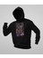 Punks Not Dead Yazılı Unisex Hoodie, Oversize Spider Punk Hoodie 3