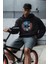 Avengers Kaptan Amerika Baskılı Unisex Oversize Hoodie 1