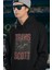 Travis Scott Rapper Baskılı Unisex Oversize Hoodie 1