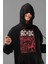 Rock In Roll Ac Dc Baskılı Unisex Oversize Hoodie 2