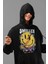 Smilley Forget Your Problem Baskılı Unisex Oversize Hoodie 2
